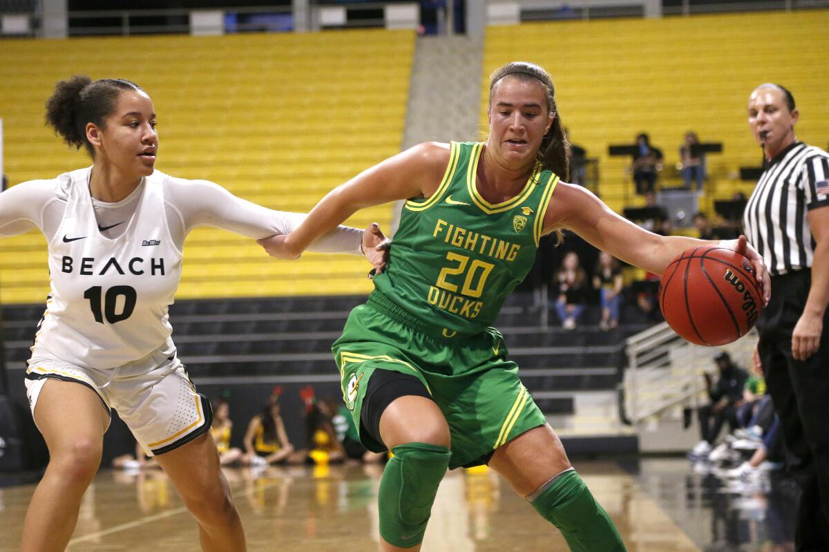 Sabrina Ionescu is AP women's basketball player of the year - Los Angeles  Times