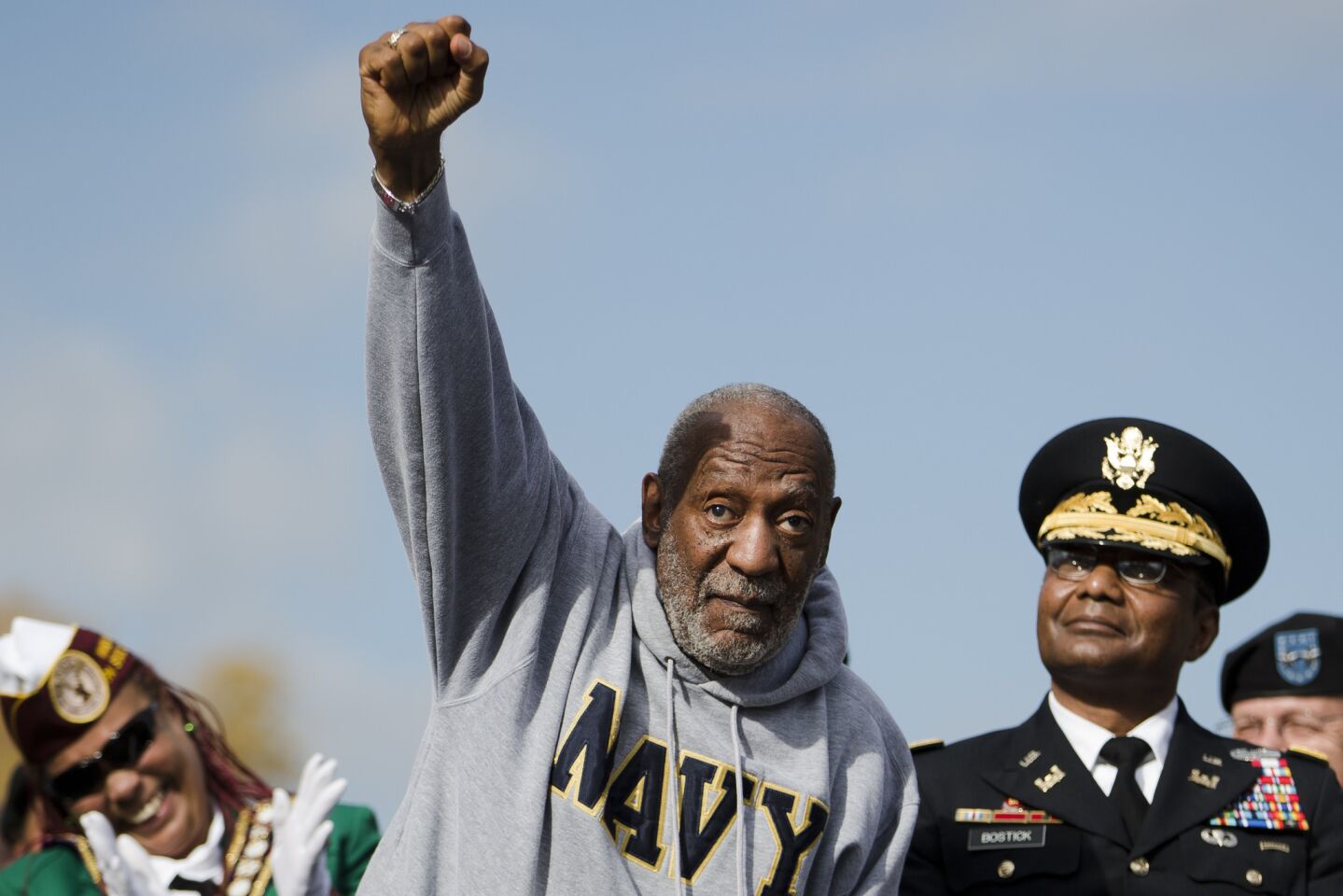 Cosby was born on July 12, 1937 and raised in Philadelphia. After being a sports star in high school, he joined the Navy and has been a vocal supporter ever since. Here, he's shown at a Veterans Day ceremony in 2014.