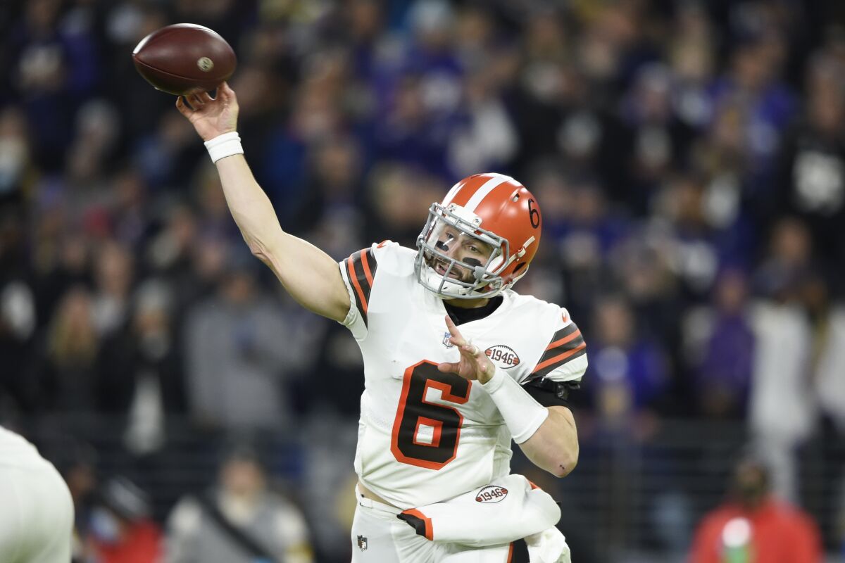 Browns GM expecting 'best' of Mayfield after December bye - The San Diego  Union-Tribune