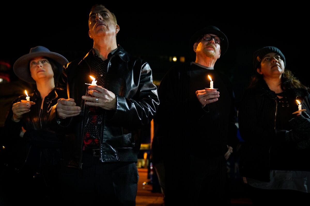 Vigil for Timothy Dean in West Hollywood