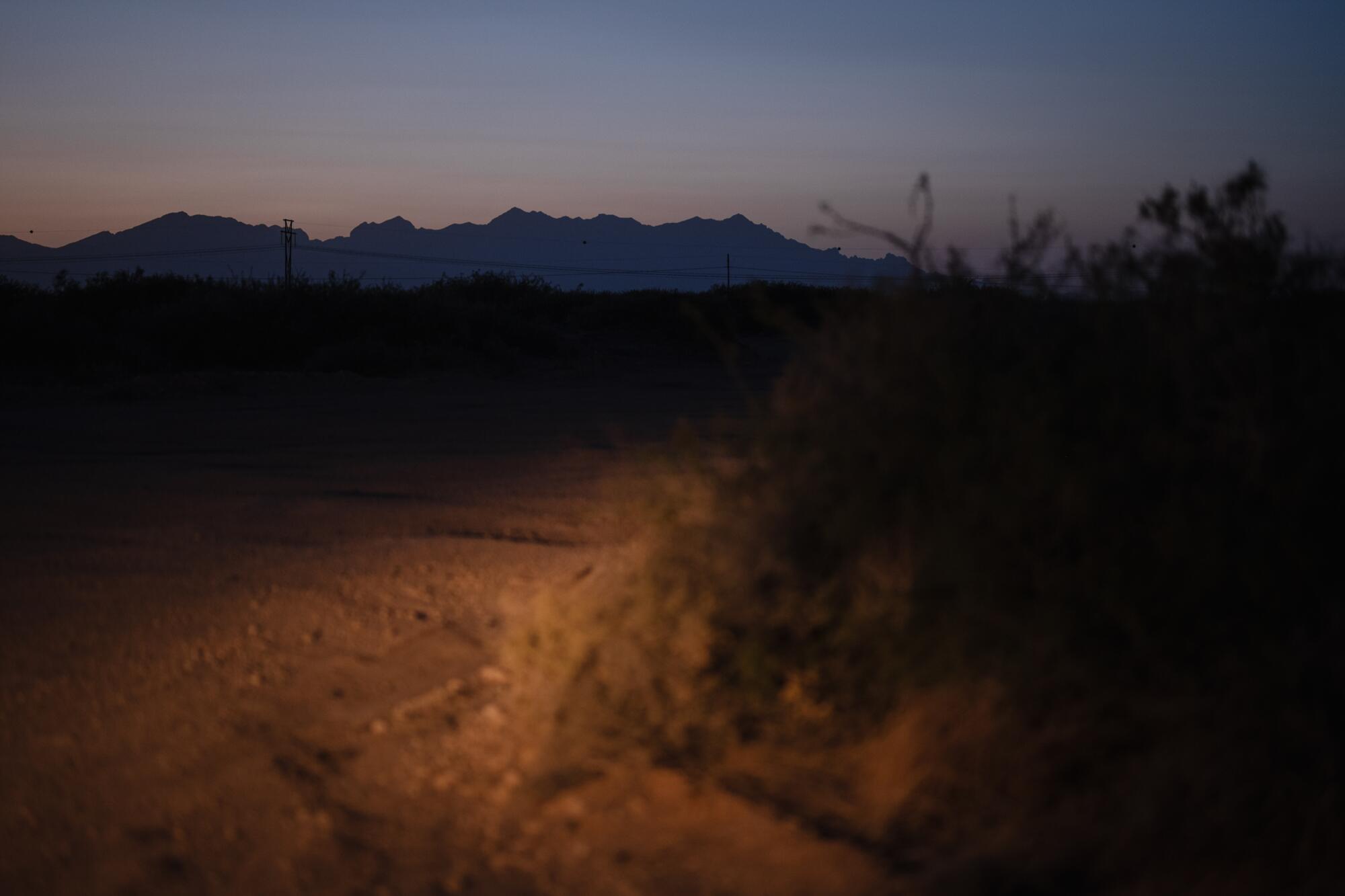 The land outside the ICE Otero County Processing Center.