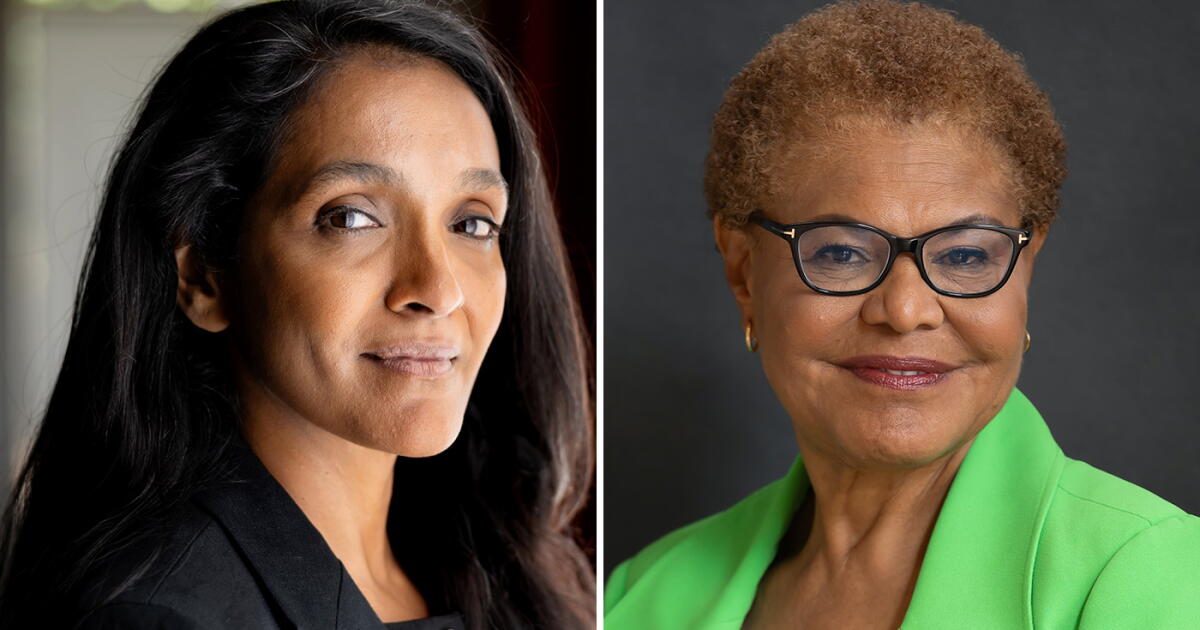 Coverage image for: Mayor Bass and challenger Raman each raise about $2.5 million in campaign funds