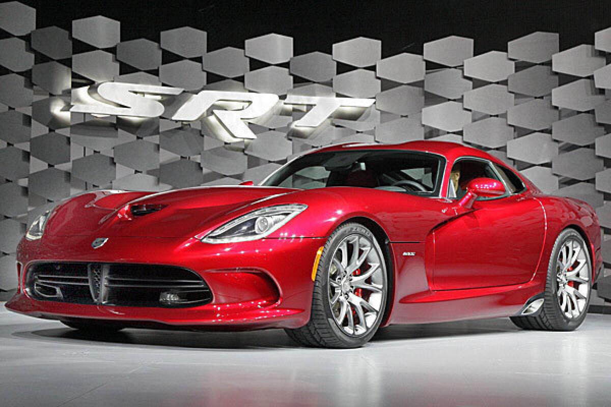 Chrysler Group . and SRT unveiled the 2013 Viper at the New York International Auto Show.