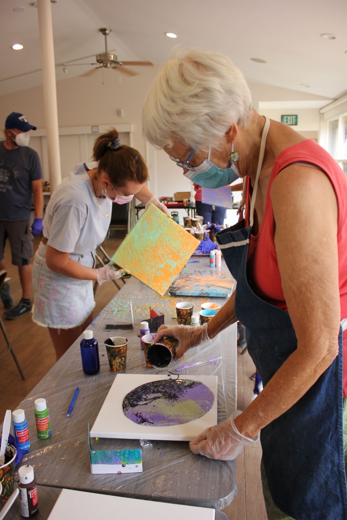 The La Jolla Community Center will present an Acrylic Pour Workshop on Friday, Nov. 18.