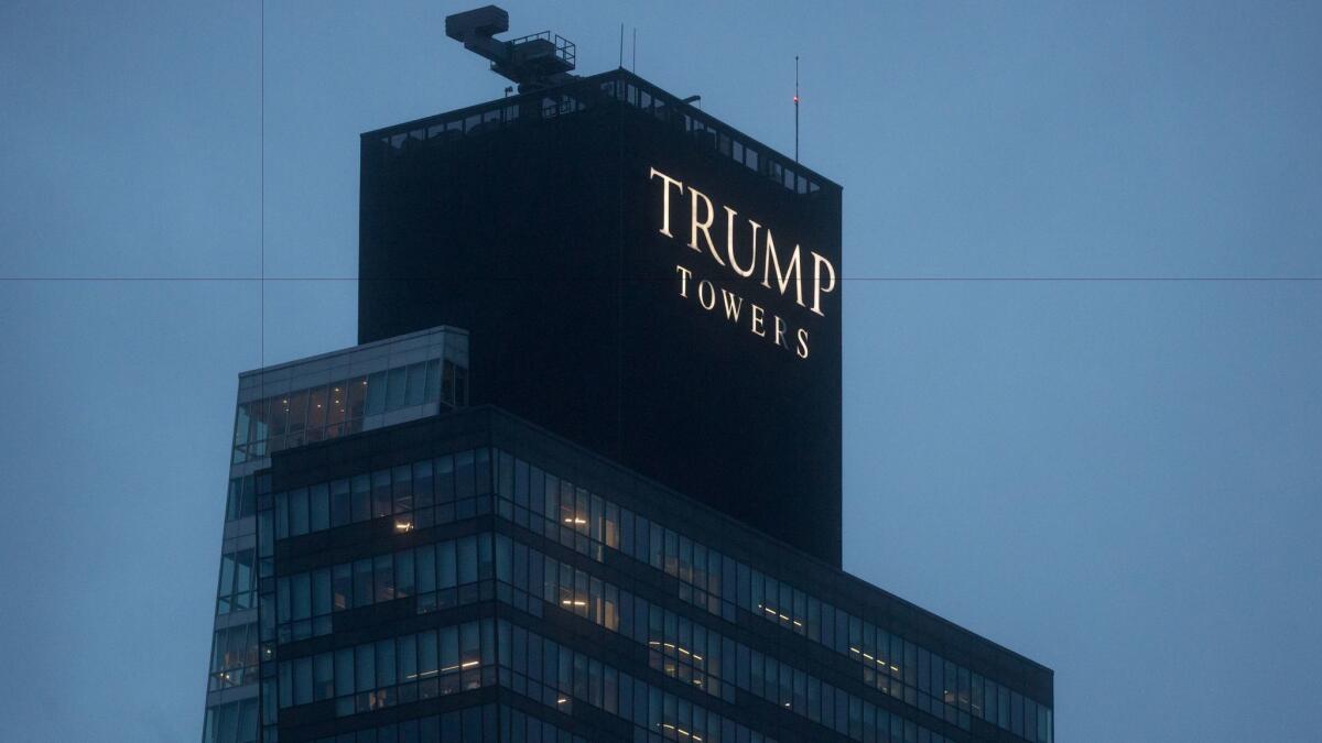 Trump Towers, Istanbul are seen in the Sisli District on November 29, 2016. (Chris McGrath / Getty Images)