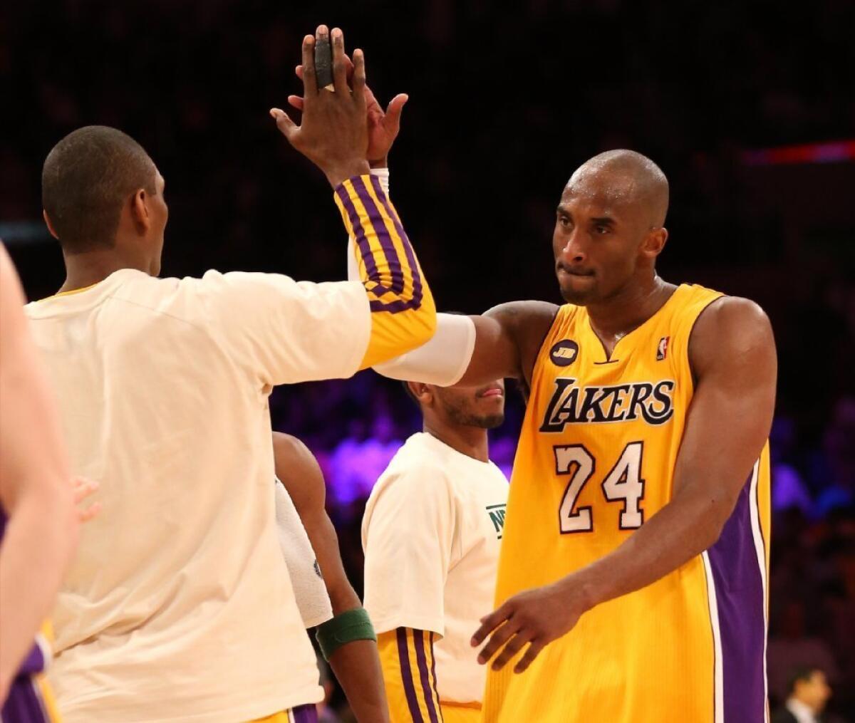 Kobe Bryant has averaged 45 minutes a game over the last six games.