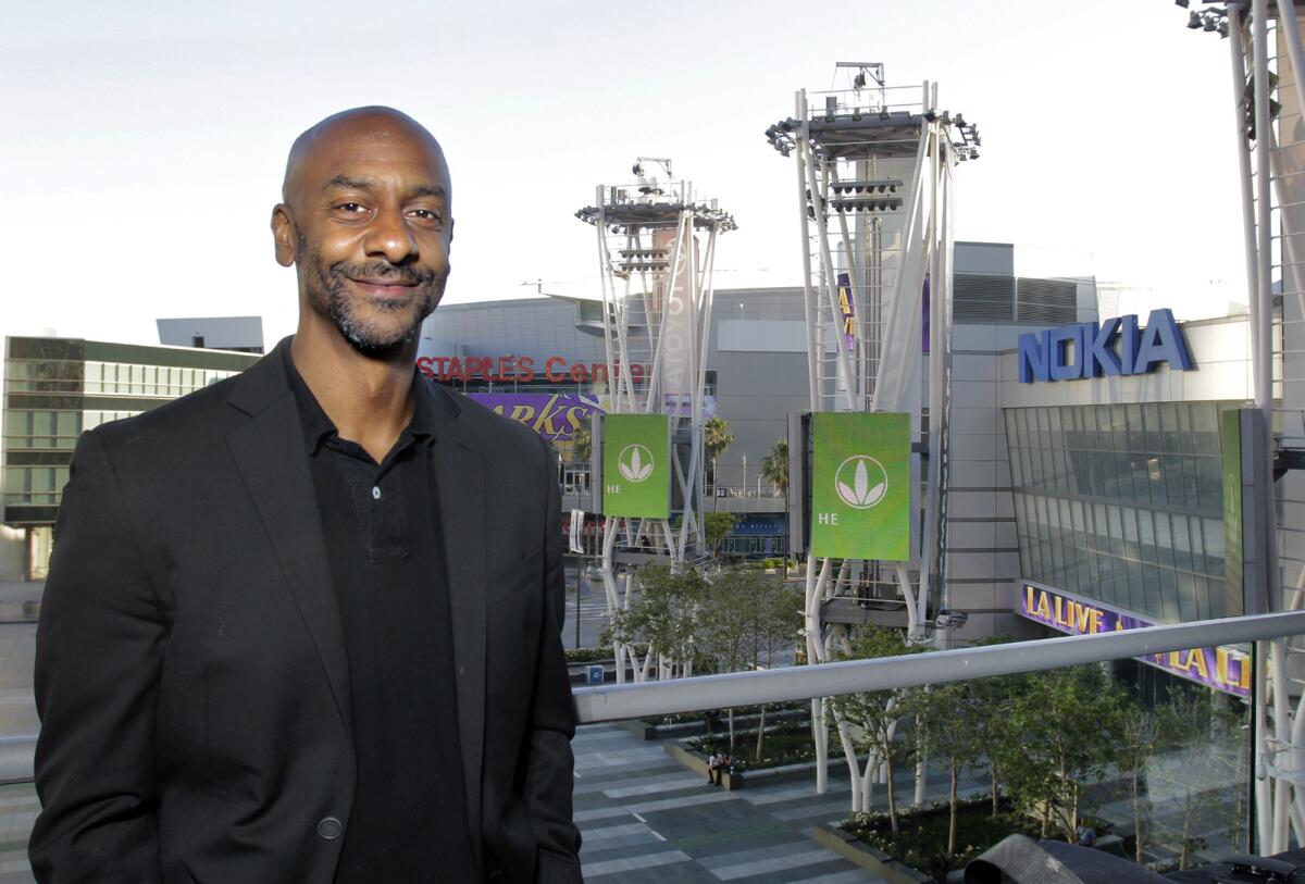 BET's newly appointed president of programming Stephen Hill at the LA Live campus in June.