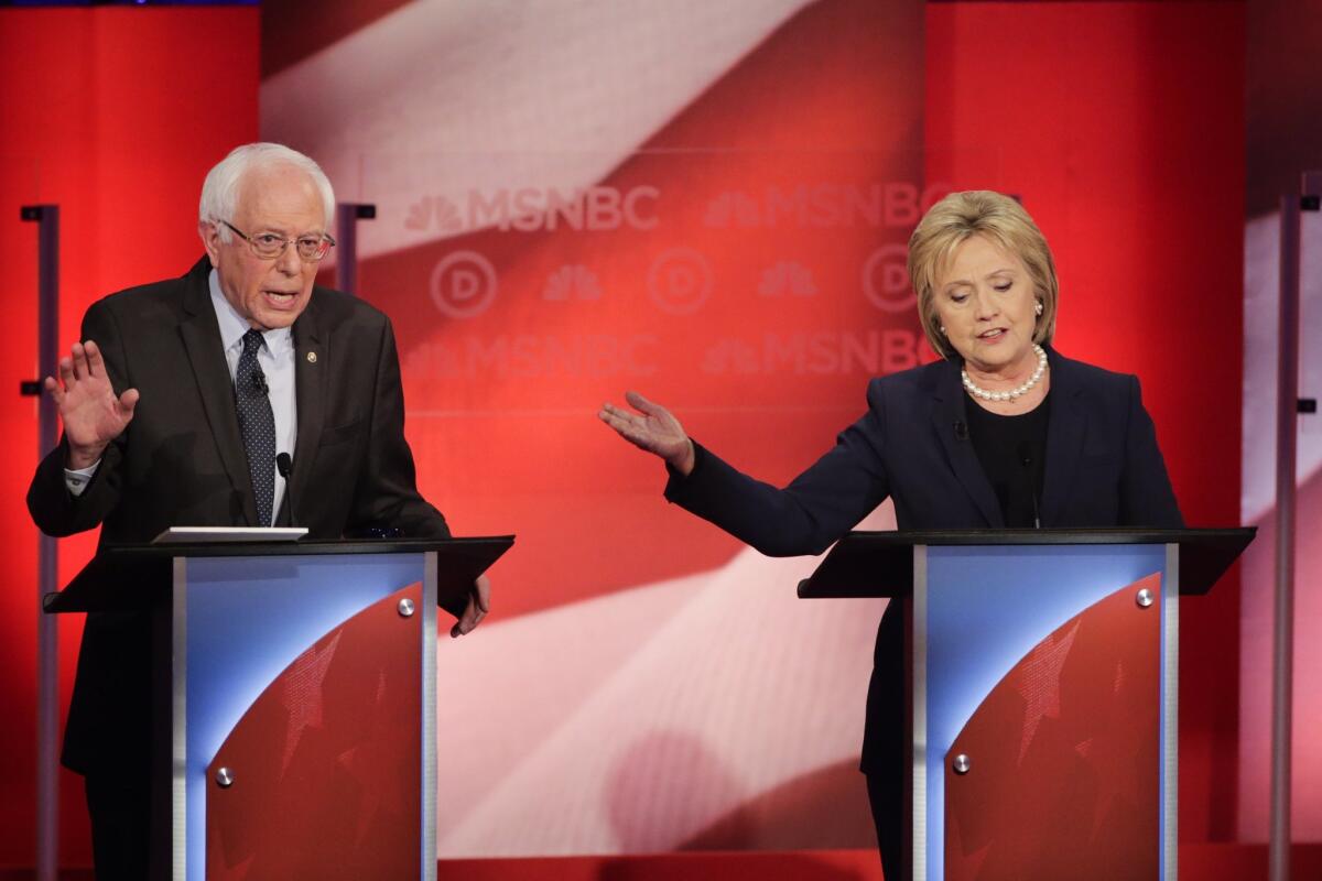 Democratic presidential candidates Bernie Sanders and Hillary Clinton briefly address the death penalty during Thursday's Democratic debate. The issue should be explored more often.