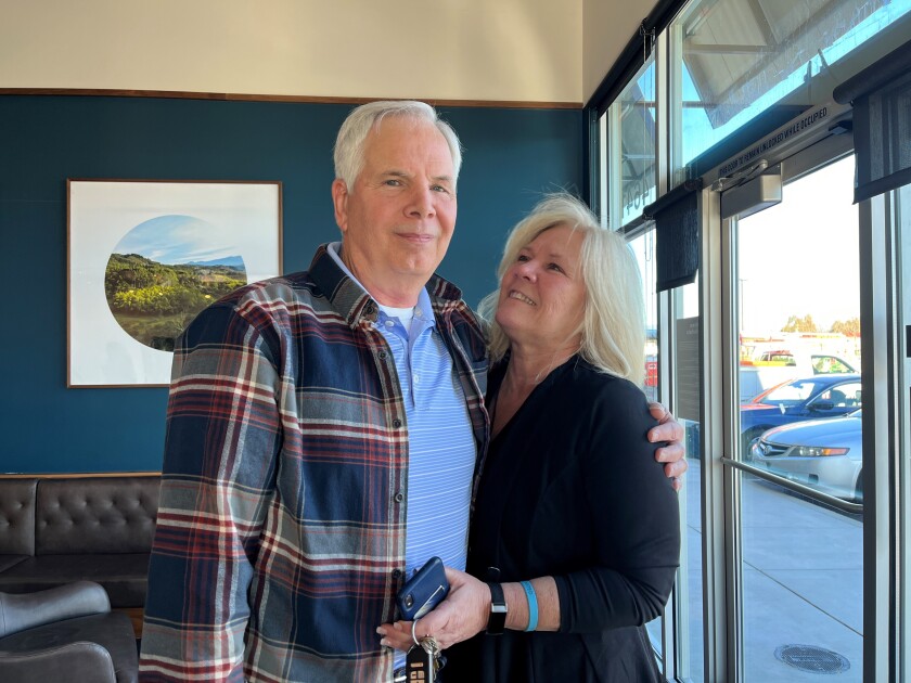Shasta County Supervisor Leonard Moty and his wife, Tracy Moty.