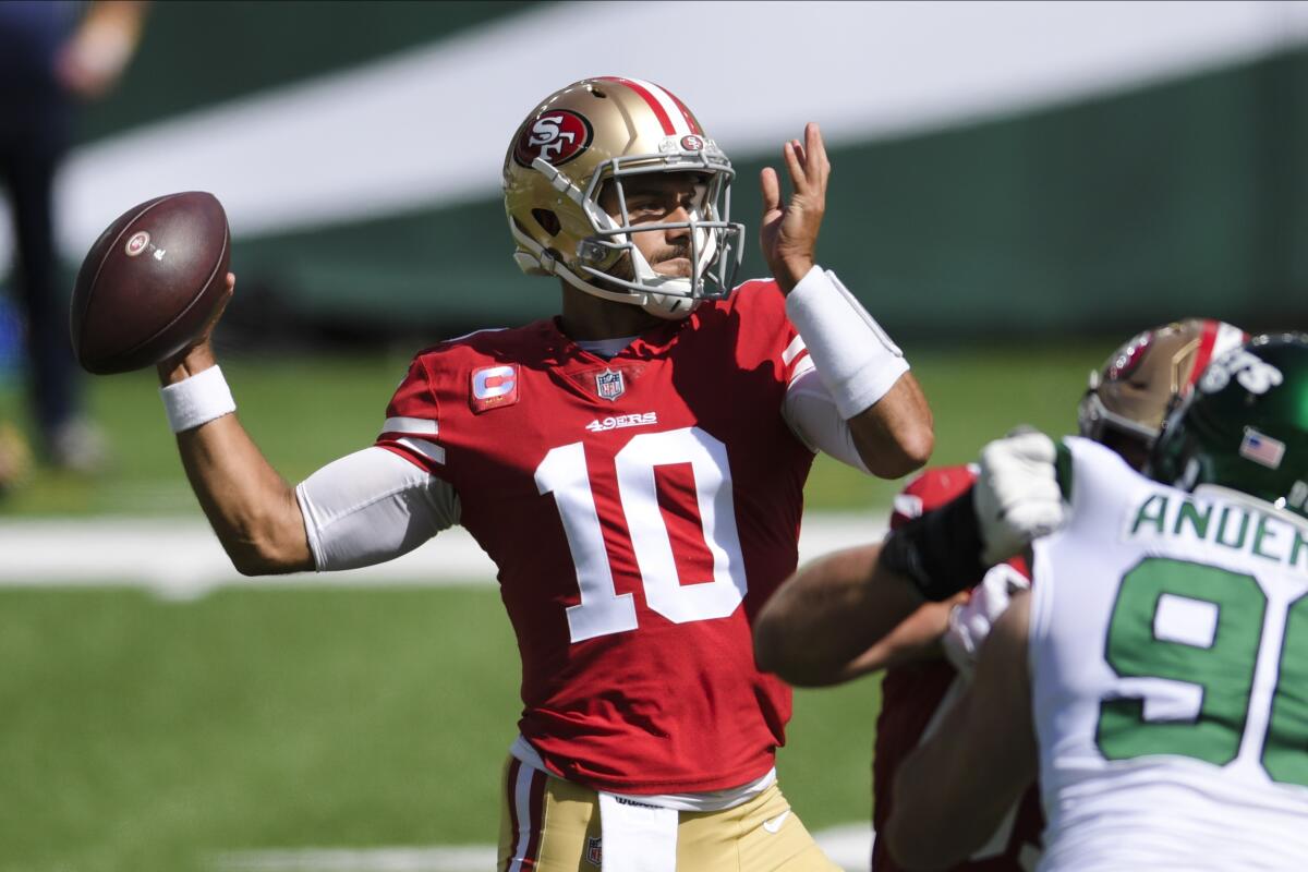 49ers QB Jimmy Garoppolo ready for return to New England - The San