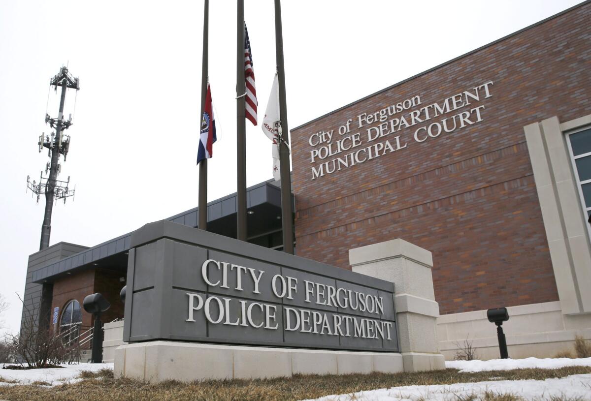 The Justice Department report calling for sweeping changes in law enforcement practices prompted the removal of two Ferguson police officials and a top city clerk.