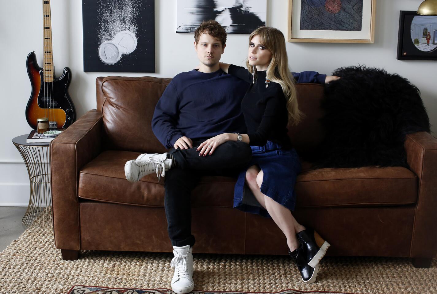 Tour Carlson Young and Isom Innis' DTLA loft