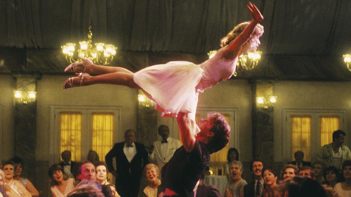 A scene from "Dirty Dancing."