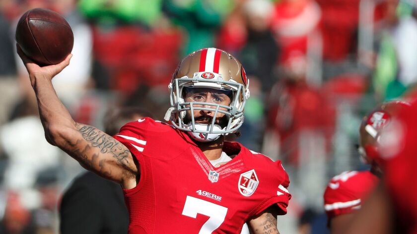Former San Francisco quarterback Colin Kaepernick hasn't found a job in the NFL since opting out of his contract with the 49ers in March.