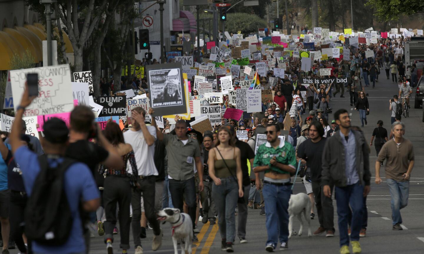 Anti-Trump protest