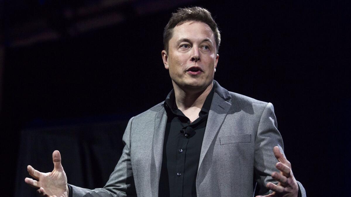 Tesla Inc. Chief Executive Elon Musk in 2015. Tesla recently unveiled a solar and battery storage project at a Puerto Rican children's hospital.
