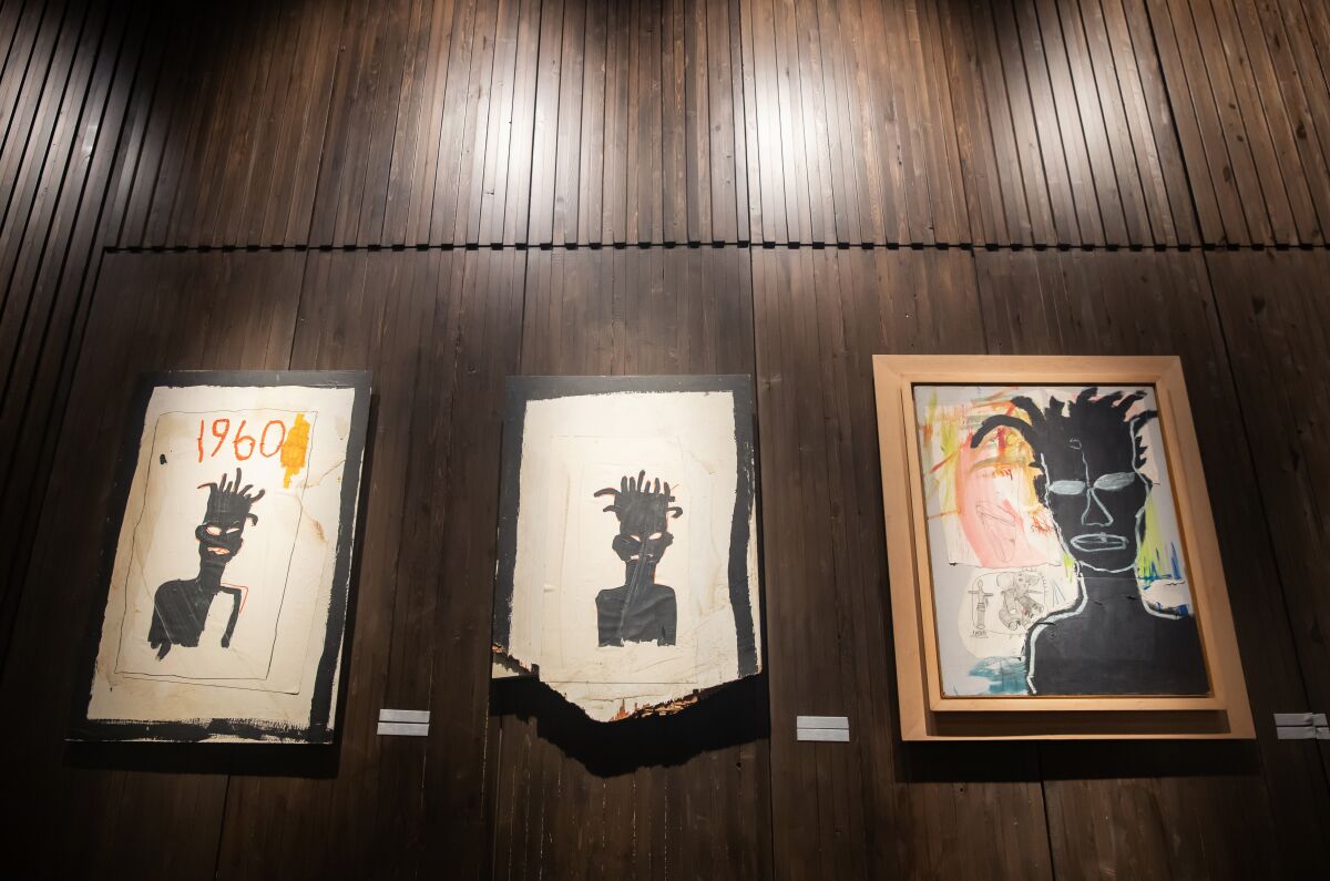 Jean-Michel Basquiat's self portraits