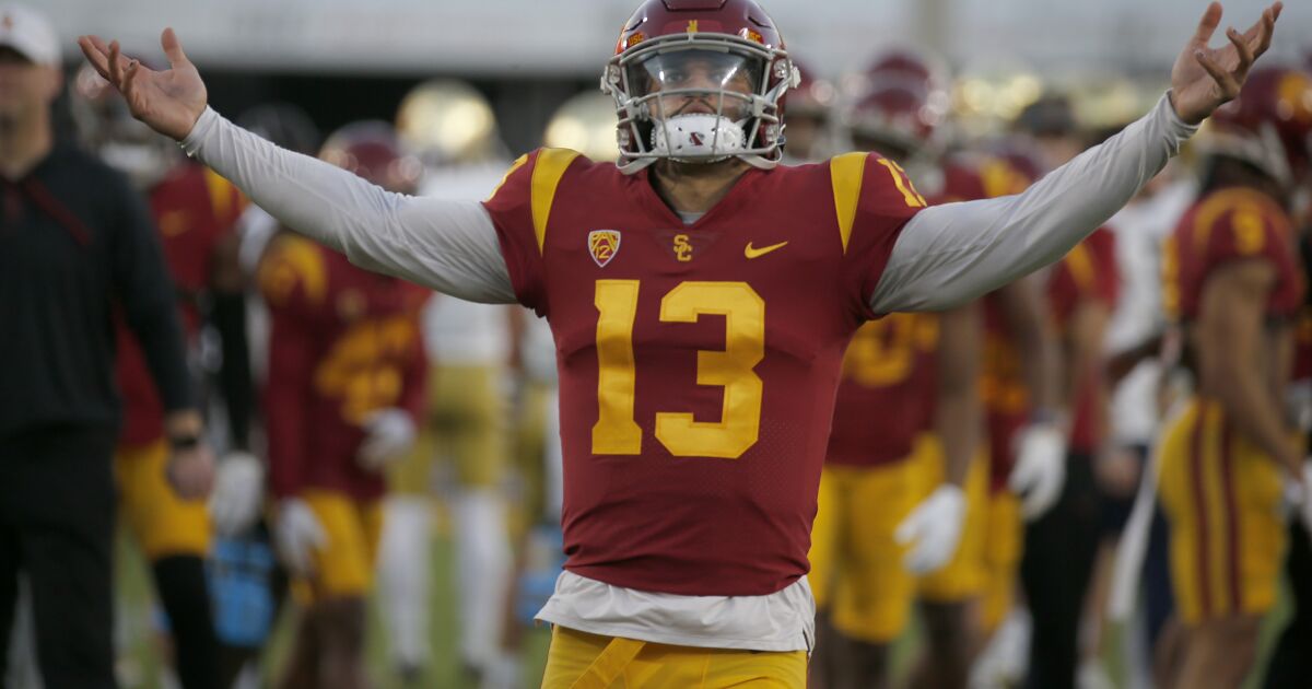 Caleb Williams copes with Heisman hype by focusing on leading USC to a title