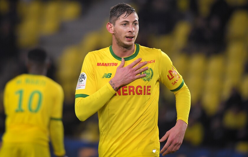 Argentic soccer player Emiliano Sala
