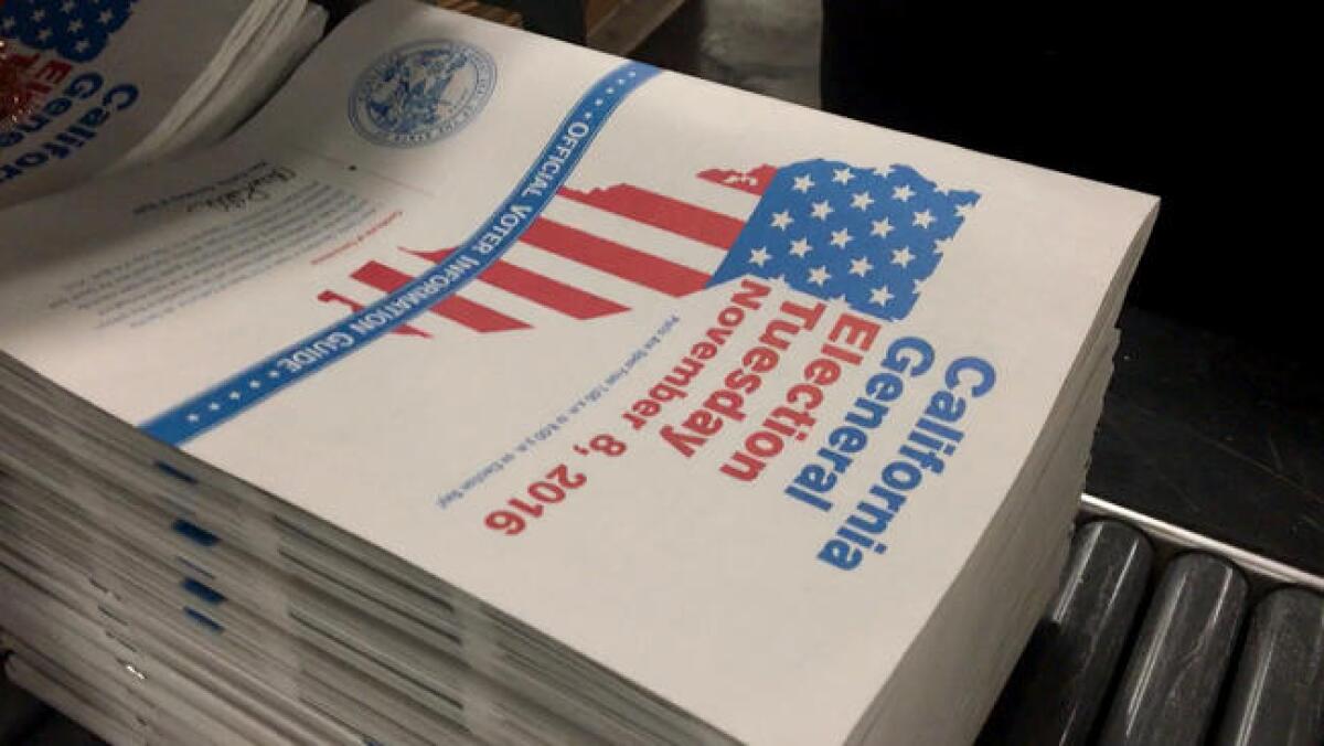 The statewide voter guide for the Nov. 8, 2016, general election was 224 pages long.