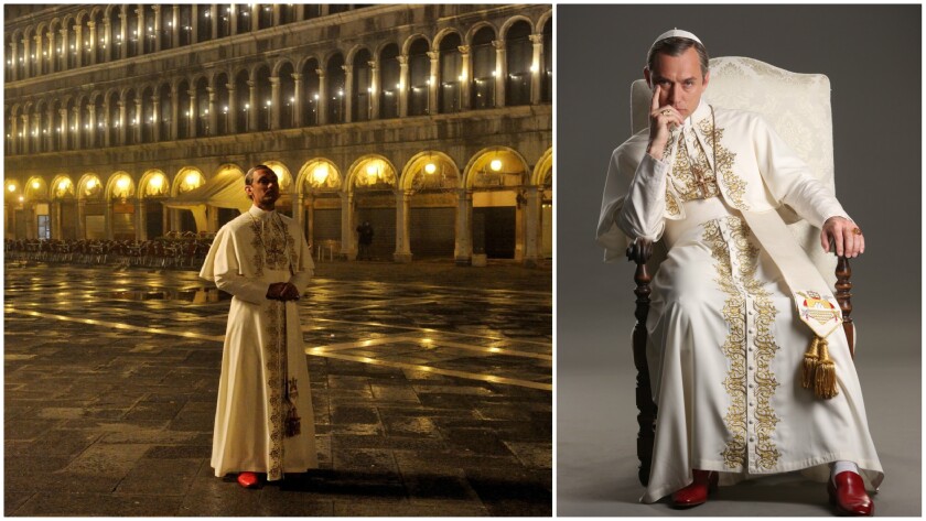 The Young Pope Costume Designer Reveals The Story Behind Jude Law S Red Shoes Los Angeles Times