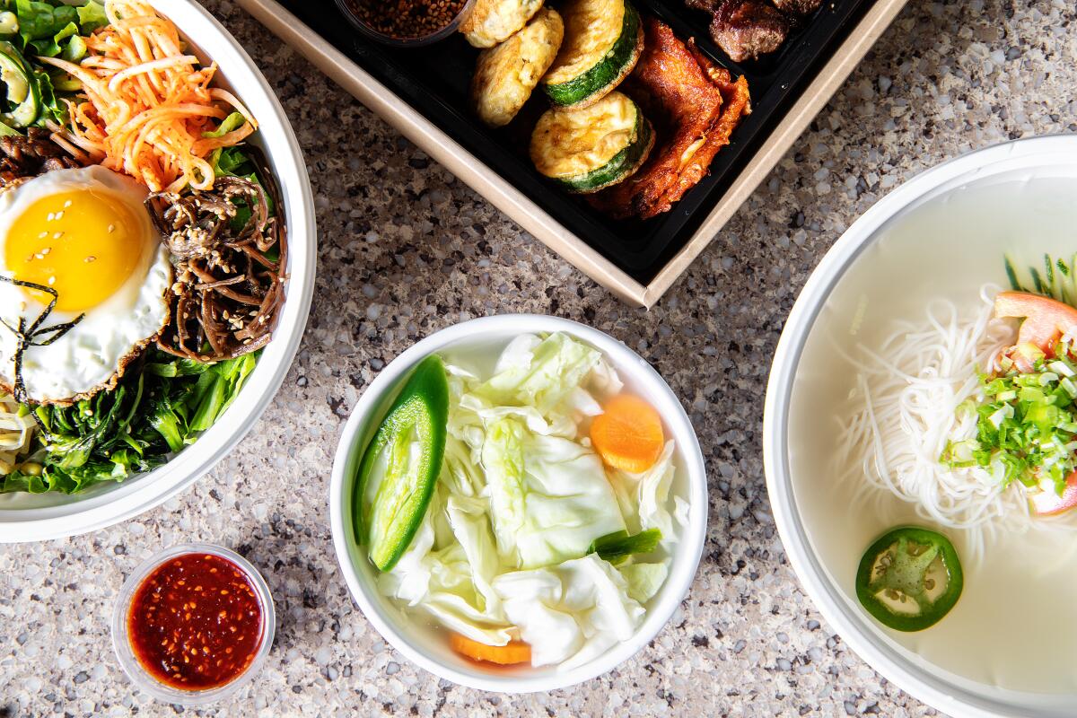 Dongchimi and dongchimi guksu from Gil Mok.