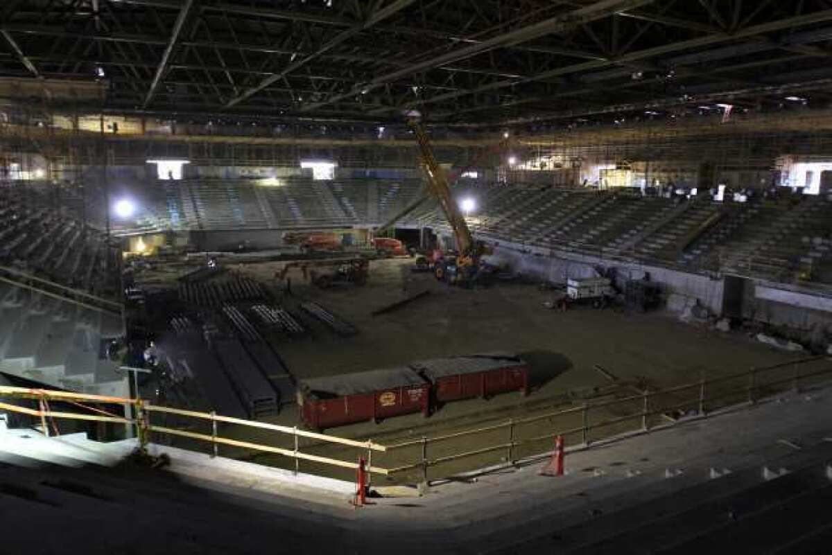 The renovated Pauley Pavilion will be ready in time for next season.
