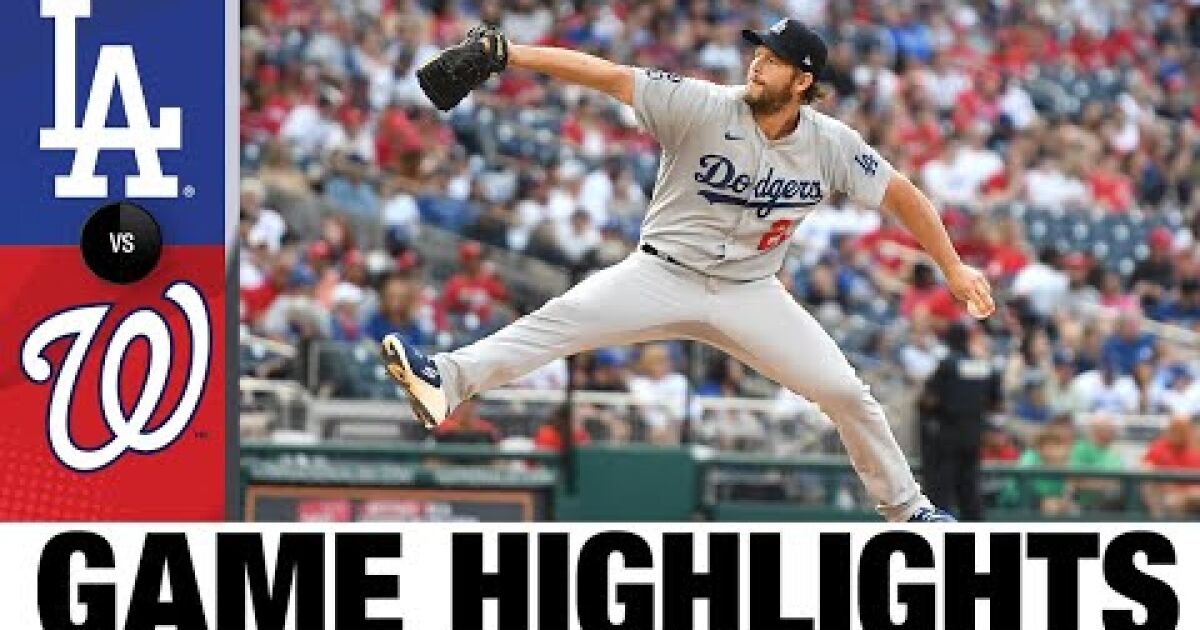 Highlights from Dodgers' victory at Washington Los Angeles Times