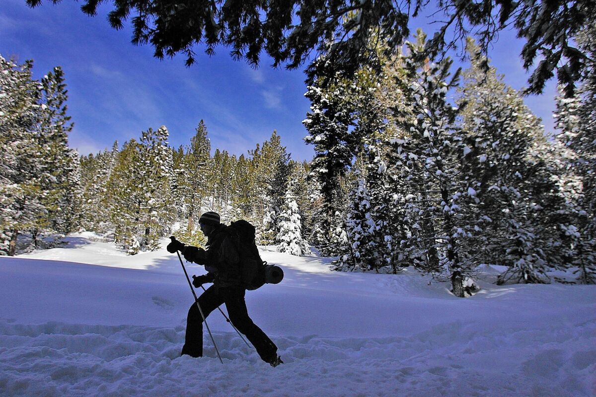 Be careful as you wander through a winter wonderland, whether cross-country skiing in Coldstream Valley in California or enjoying other cold-weather sports.