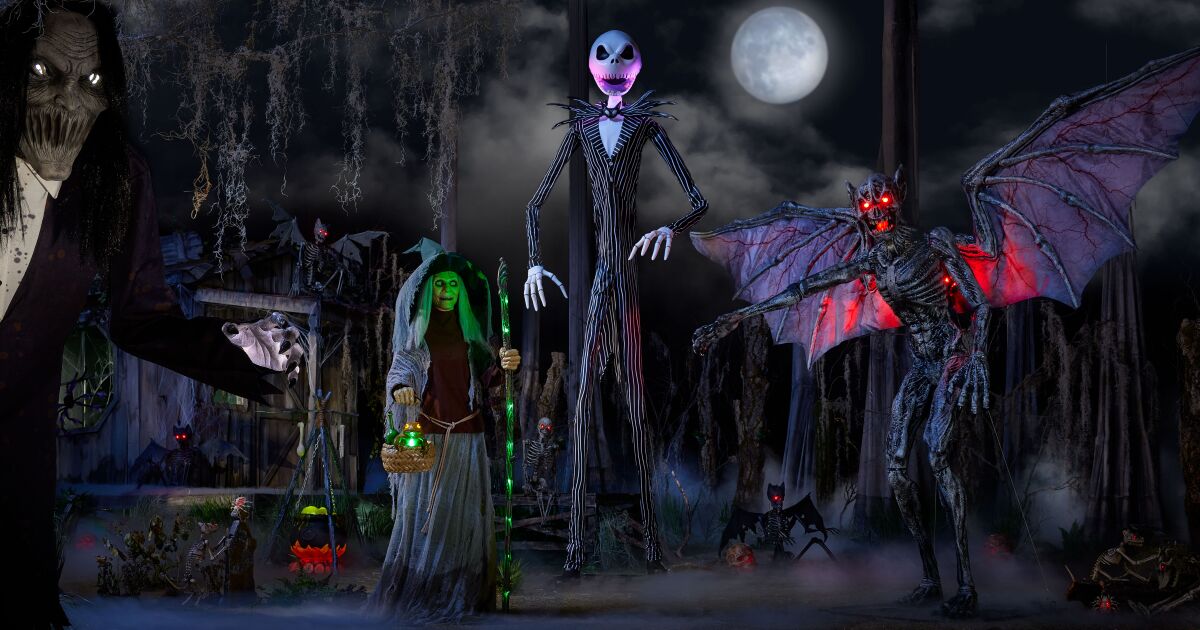 Home Depot tops last year’s viral animatronic with a 13-foot Jack Skellington