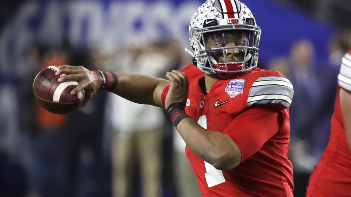 OSU QB Justin Fields shares petition to save Big Ten football season