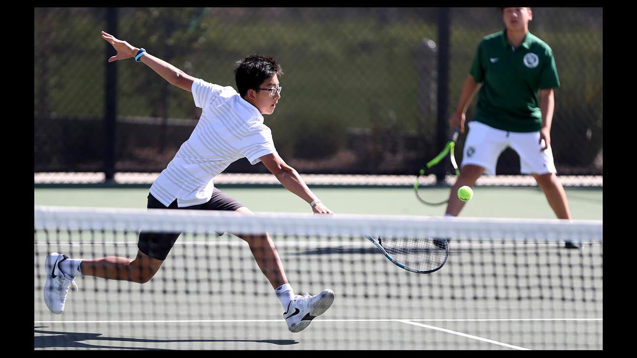 Photo Gallery: Sage Hill vs. Northwood in boys' tennis