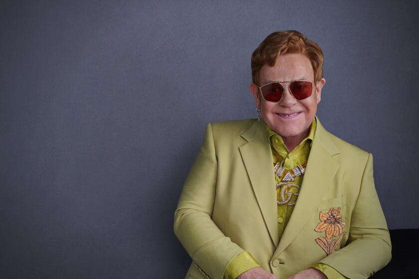 ***ONE TIME USE ONLY. RESTRICTED. FOR ENVELOPE STORY RUNNING 12/5/2019***-------EXCLUSIVE***Elton John by Gavin Bond for Paramount Pictures. 