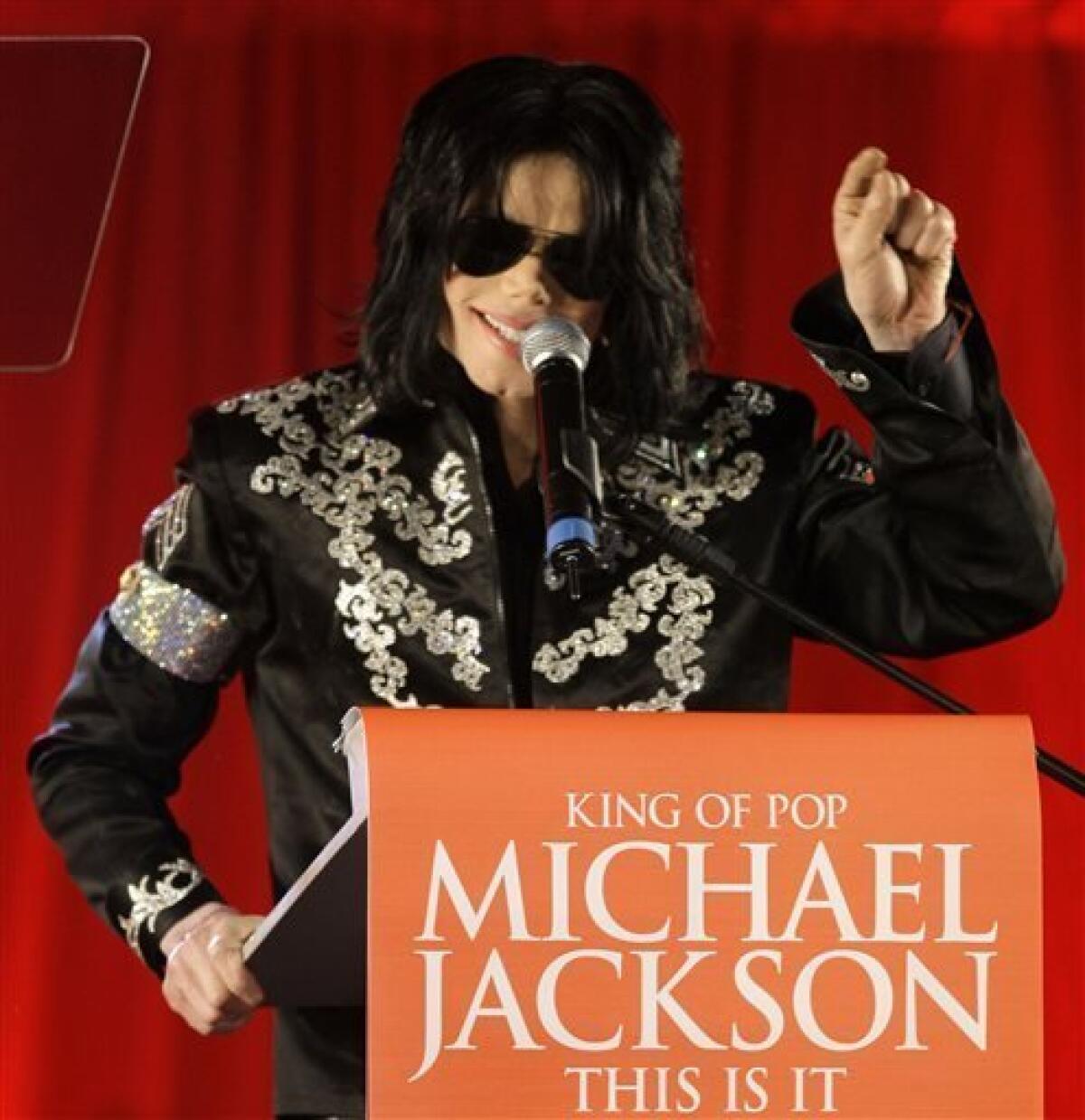 Michael Jackson items to go on display in London - The San Diego  Union-Tribune