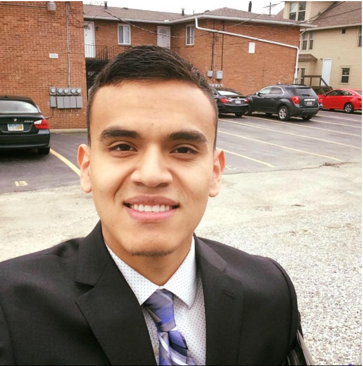 Saldias juggled a full-time job and college.