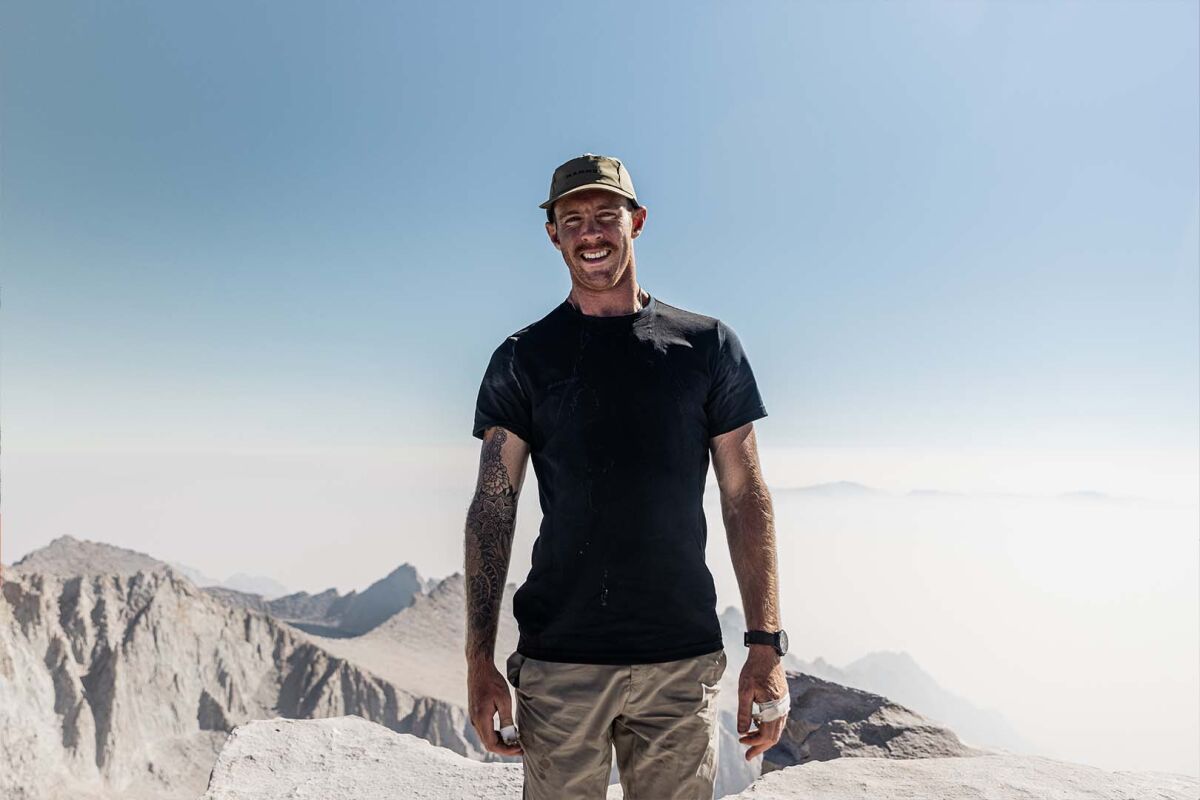 Jack Ryan Greener summits Mt. Whitney.