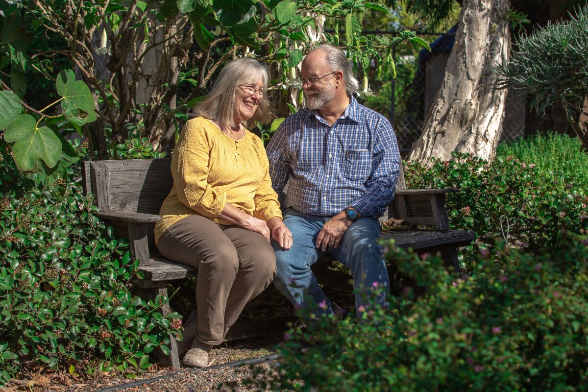 Diane Belcher and her husband Aaron joined a support group four years ago after Diane was diagnosed with Parkinson's disease.