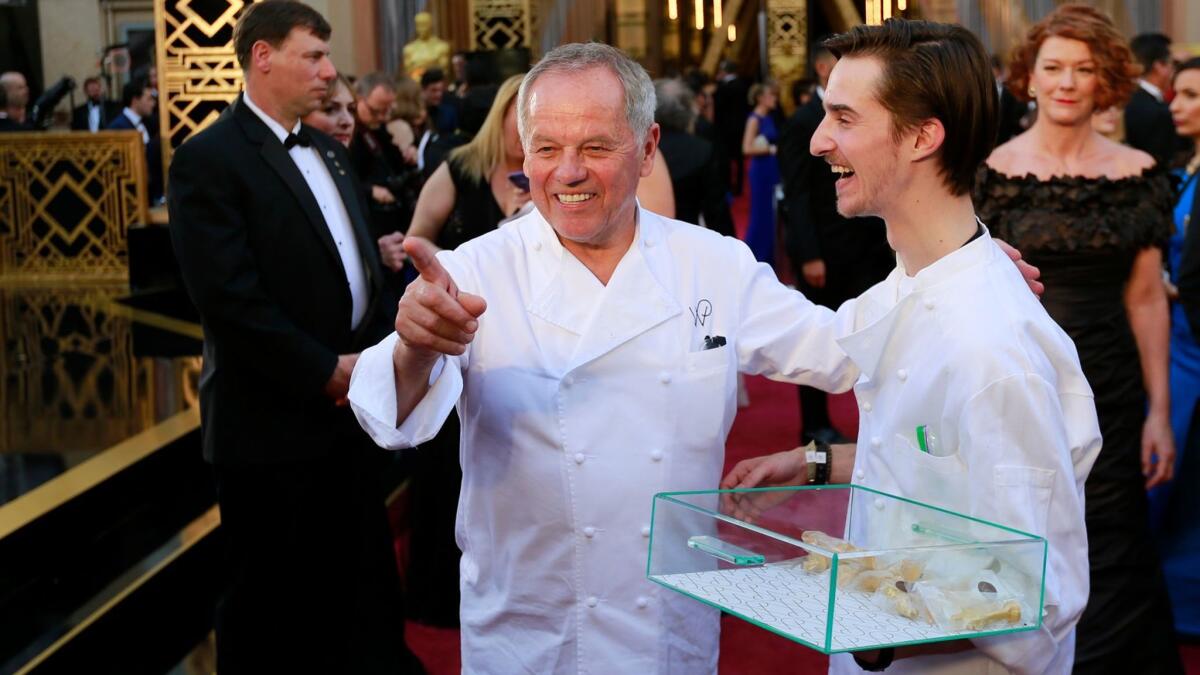 HOLLYWOOD, CA ? February 28, 2016--Wolfgang Puck during the arrivals at the 88th Academy Awards on Sunday, February 28, 2016 at the Dolby Theatre at Hollywood & Highland Center in Hollywood, CA. (Allen J. Schaben / Los Angeles Times)