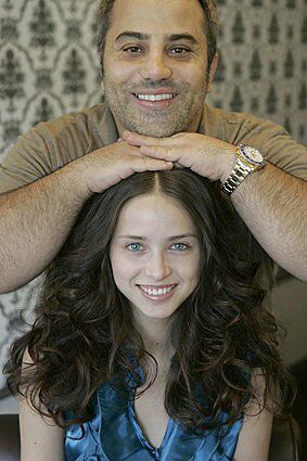 Celebrity hair stylist David Babaii is going to take you step-by-step through getting half up, half down hair, using model Colleen Hunter. Babaii, who gave Angelina Jolie her contemporary half up, half down 'do for the 2009 Oscars and also styles the likes of Kate Hudson and Nicole Kidman, will be at Neil George salon in April giving cuts to anyone with $650. He'll be donating that fee to the WildAid charity, which his product line also supports.