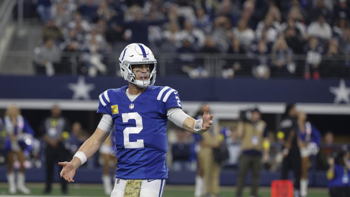 Colts buried under avalanche of turnovers in blowout loss - The San Diego  Union-Tribune
