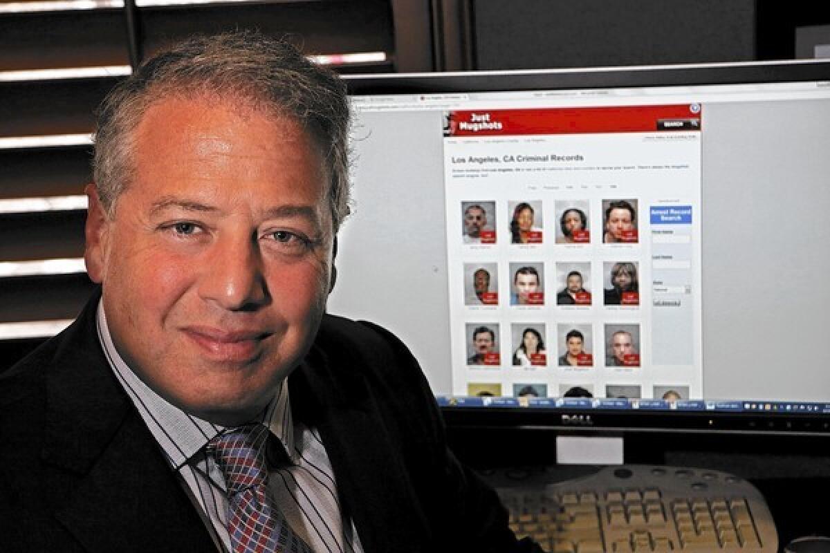 Brian Kabateck, a Los Angeles attorney, filed a lawsuit alleging that JustMugshots.com misappropriates people’s likenesses for commercial gain, a violation of California’s civil code.
