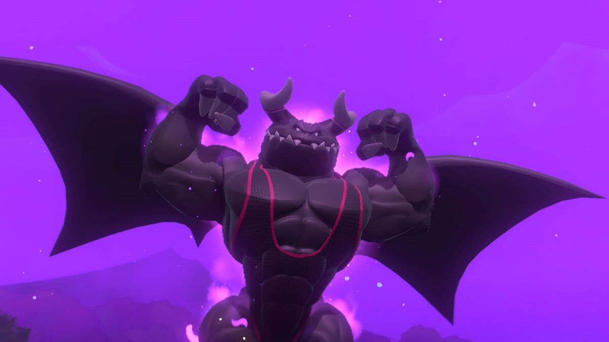 A body-building, fitness-obsessed dragon is the antagonist in Nintendo's "Ring Fit Adventure."