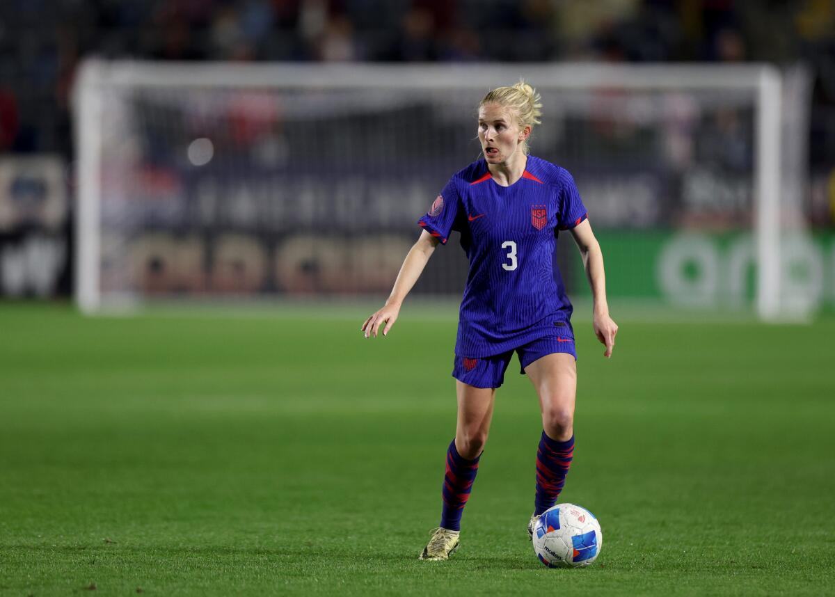 Jenna Nighswonger has been excelling at left back for the U.S. women's national team.
