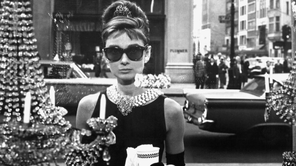 Audrey Hepburn as Holly Golightly in the 1961 romantic comedy "Breakfast at Tiffany's."