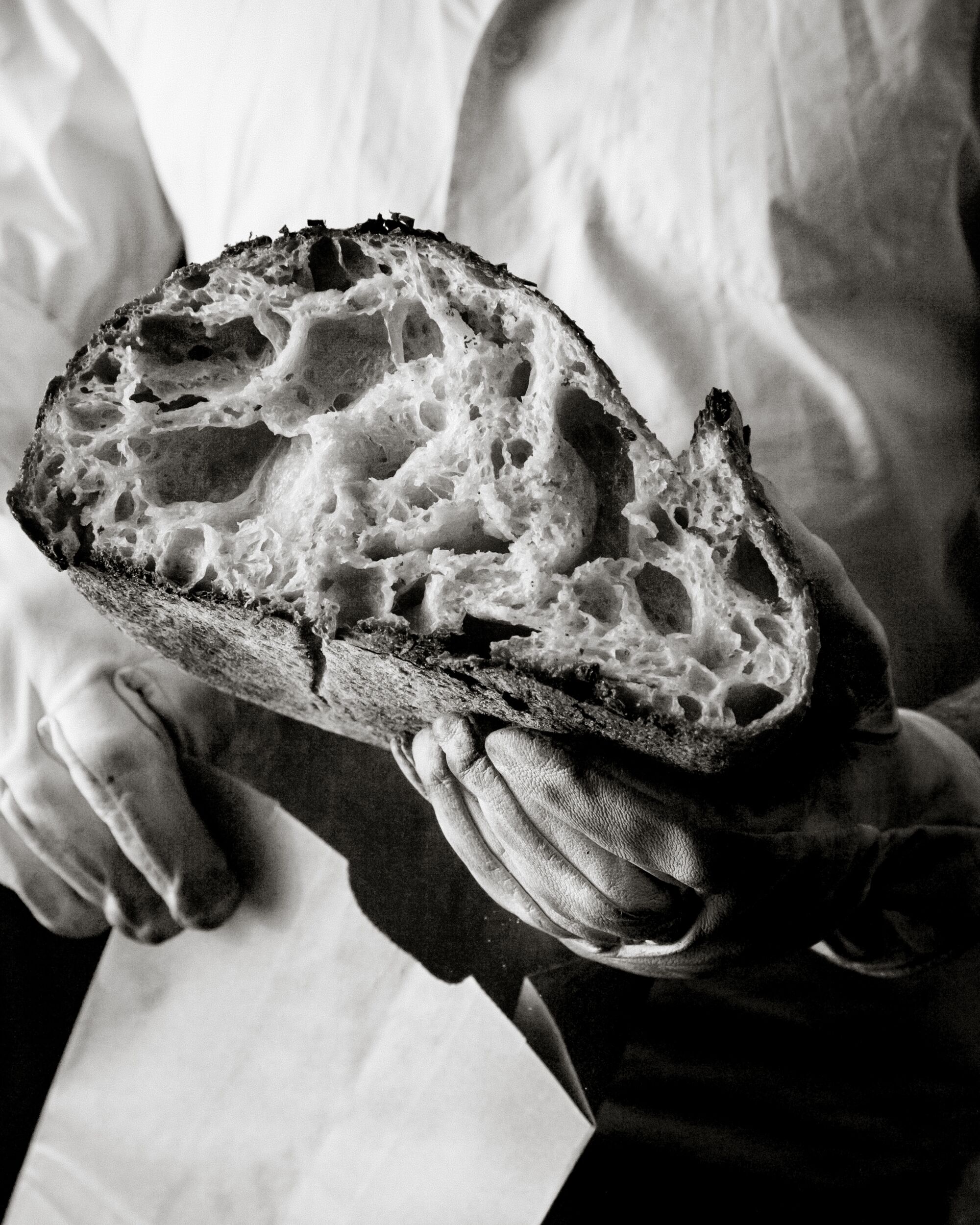 Eric Wolfinger's photo of a sourdough loaf for Chad Robertson's "Tartine Bread" cookbook.