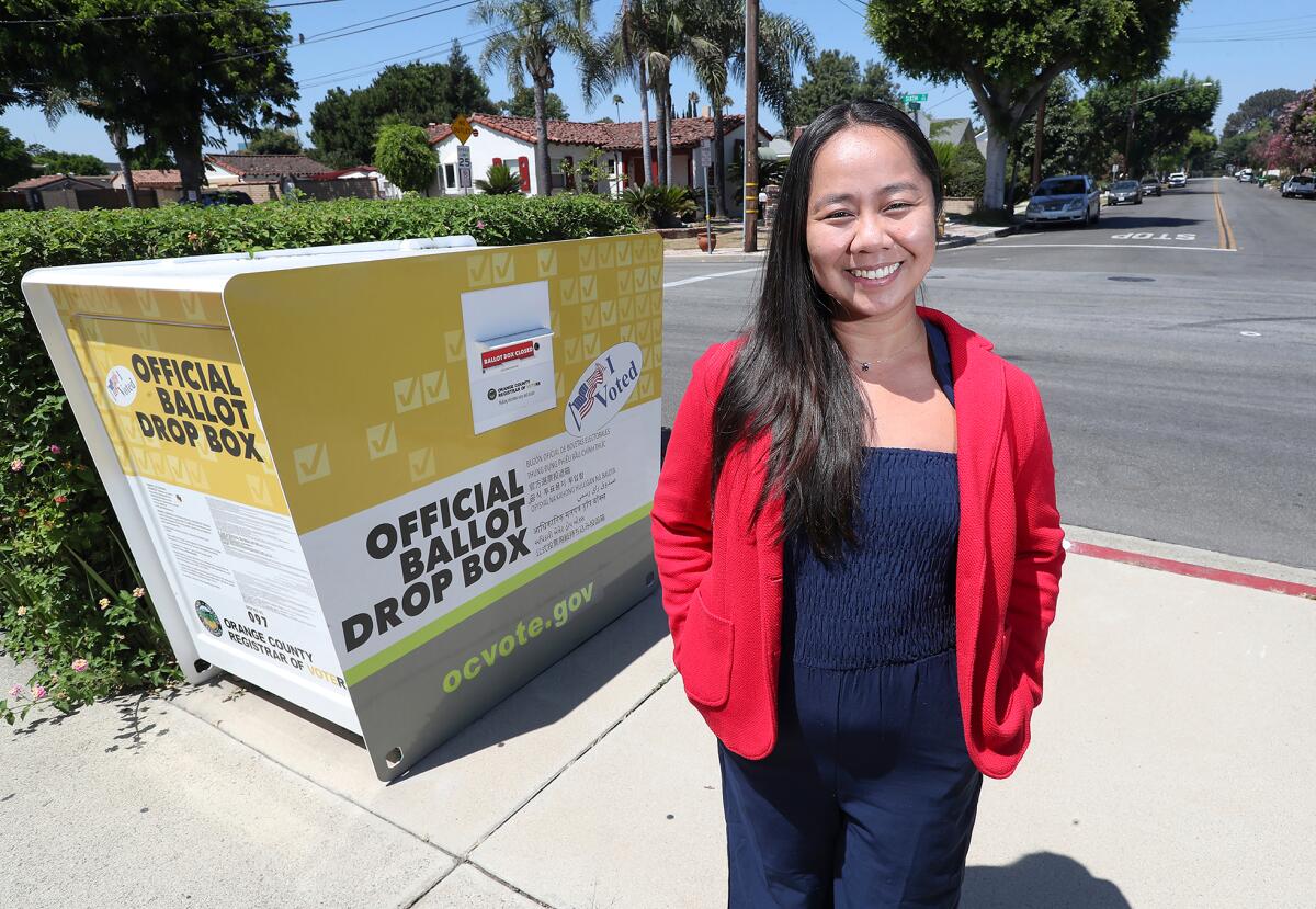 Former Orange County election official Jackie Wu.