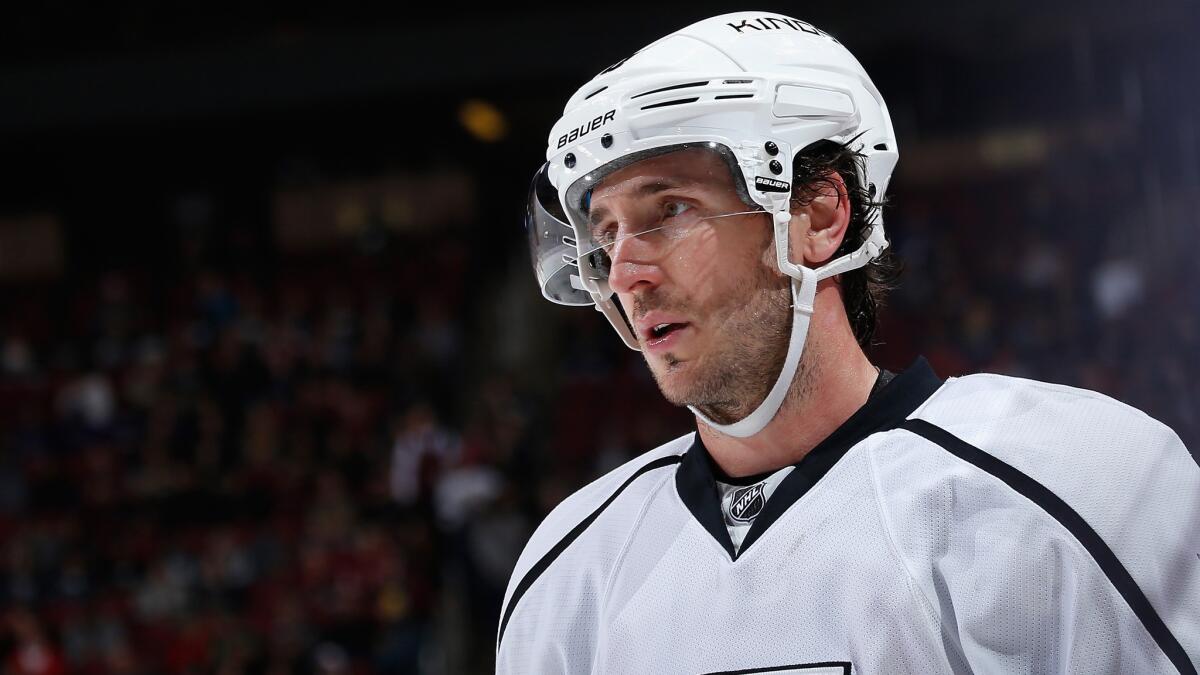 Kings center Mike Richards was placed on unconditional waivers.