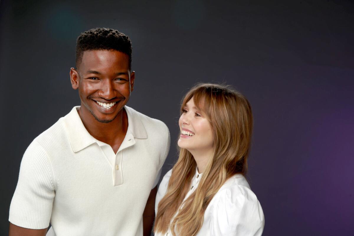 Elizabeth Olsen and Mamoudou Athie play a married couple in the grief drama "Sorry for Your Loss."