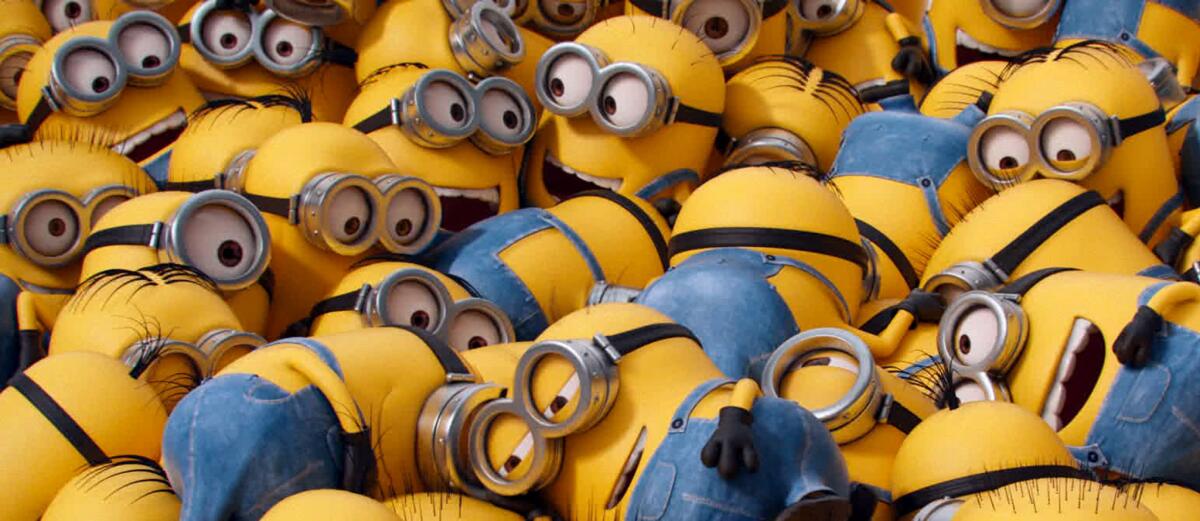 Universal Pictures' new animated film "Minions" dominated the box office this weekend.
