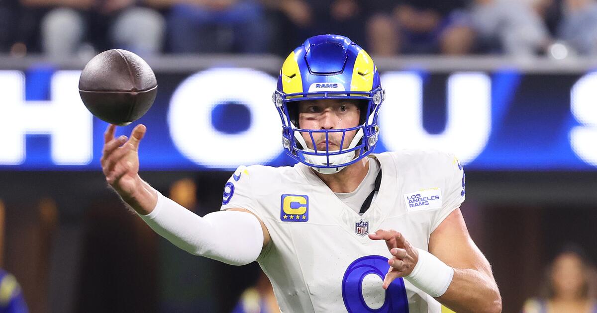 Matthew Stafford visits back specialist; still unclear when Rams QB might practice
